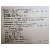 Box of V Fold N95 B Masks Size L by Shenzhenohai Medical - total qty unverified