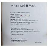 Box of V Fold N95 B Masks Size L by Shenzhenohai Medical - total qty unverified