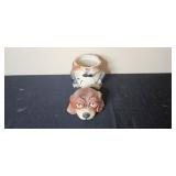 Set of 4 Vintage Animal Figurines w Lids - Cat, Bunny, Cow, and Dog