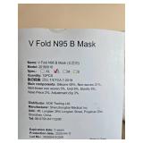 Box of V Fold N95 B Masks Size Large by AOK Tooling - total qty unverified