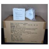 Case of V Fold N95 Respirator Face Masks, Size L, total quantity unverified