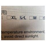 Case of V Fold N95 Respirator Face Masks, Size L, total quantity unverified