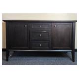 Huxley Large Sideboard Buffet with Two Doors and Three Drawers, 58 Inch Wide