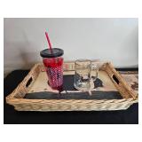 Household Assortment: Toaster, Holmes Fan, Cups, Book, Tray, Hardware, and More