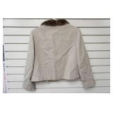 Ladies Buddy Bates Fur Collar Jacket Size Small