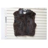 Vintage Andrew Marc Fur Vest 28" wide.