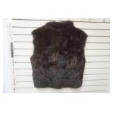 Vintage Andrew Marc Fur Vest 28" wide.