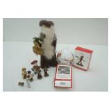 Hallmark Keepsake Ornament Guardians of the Galaxy, Leather Snowman Figurine, Blown Glass Ornament