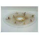 Vintage Metal Wall Art Featuring Geese 36"x20"