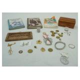 Religious Jewelry, Decor, Vintage Books-Population Growth, Handbook on Abortion, The Death Peddlers