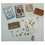 Religious Jewelry, Decor, Vintage Books-Population Growth, Handbook on Abortion, The Death Peddlers