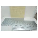 2 Metal Peg Boards; 1 Masonite Peg Board