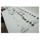 (28ct) NEW Paparazzi Necklace & Earring Sets (Silver color lot)