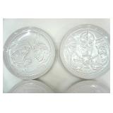 Vintage Frankoma Pottery Collectible Christmas Plate Collection (1965-1977) 8.25"