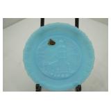 Vintage Fenton Christmas Plates & Daisy and Button Bells & Hat