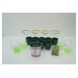 Tastefully Simple Margarita Glasses; Corelle Coffee Mugs and More