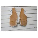 Vintage Kids Suede and Sherpa Vest