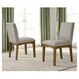 Thomasville 2-Pack Upholstered Dining Chairs, Fabric & Wood Frame