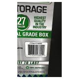 Set of 3 Greenmade 27 Gallon Professional Storage Totes with Yellow Lid