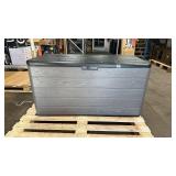 Suncast Resin Outdoor Storage Deck Box with Locking Lid - missing 3 small screws