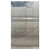 42 in Nearly Natural Artificial Fern Floor Plant with Ribbed Planter 24 in height