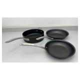 Kirkland Signature Nonstick Cookware Set with Lids - 4 pots, 3 pans, 5 lids - used/like new