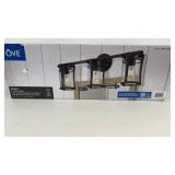 Ove Joakim 3-Light Vanity Fixture with Black Finish and LED Bulbs