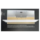 Artika Sunray Ultra-Thin LED Panel Light, 48 in. x 12 in., Dimmable, Selectable White