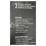 Artika Sunray Ultra-Thin LED Panel Light, 48 in. x 12 in., Dimmable, Selectable White