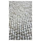 Off the Loom Beige Runner Rug 2 ft x 7 ft Soft and Durable