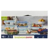 Snapware Pyrex 18-Piece Glass Food Storage Set with Airtight Lids