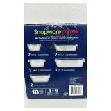 Snapware Pyrex 18-Piece Glass Food Storage Set with Airtight Lids