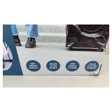 CleverMade Foldable Tote Bag on Wheels and Clear Plastic Storage Box