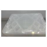 3 Pack InstaView 45 Quart Greencode Multi-Use Storage Containers