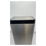 Kohler 13-Gallon Stainless Steel Sensor Trash Can - used condition - small dents
