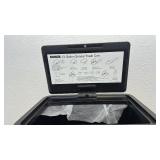 Kohler 13-Gallon Stainless Steel Sensor Trash Can - used condition - small dents