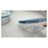 Set of 9 Snapware Glass Food Storage Containers with Airtight Lids