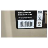 Set of 3 IRIS 44 Qt WeatherPro Storage Bins with Latching Lids - 2 bins missing *1* latch - lids still secure