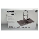 KOHLER Pro-Function Sink Kit with Spring Faucet and Accessories