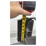 Pair of Outdoor LED Wall Mount Lanterns Black Metal Glass 16 x 9 Inch - used condition