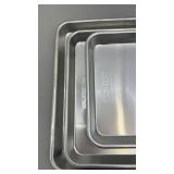 Nordic Ware Naturals 3-Piece Aluminum Baking Sheet Set