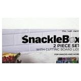 SnackleBox 2 Piece Set with Cutting Board Lids