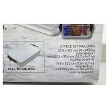 SnackleBox 2 Piece Set with Cutting Board Lids