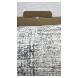 Extra-Large Area Rug 9 ft 8 in x 13 ft 7 in Gilbert Medallion Gray