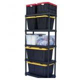 Greenmade Utility Rack Plastic Storage Shelving System