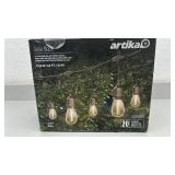 Artika Solar Blaze 20 LED Bulb Solar String Lights, 42ft