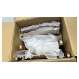 Stakmore Set of 2 Folding Chairs Fruitwood with Karla Shell Upholstered Seat