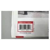 Set of 4 Clear Plastic Storage Bins with Latching Lids