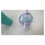 Set of 2 Reduce 24oz Insulated Tumblers with Handles, Lids, and Straws