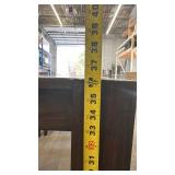 Wooden Pub Height Table with 4 Stools and Metal Frame - used condition